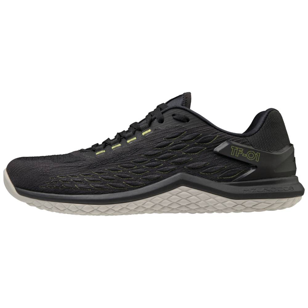 Panske Botasky Mizuno TF-01 Čierne/Siva Vypredaj MCBN29346